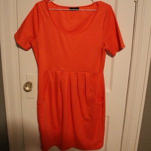 3/$20 - Salmon T-Shirt Dress